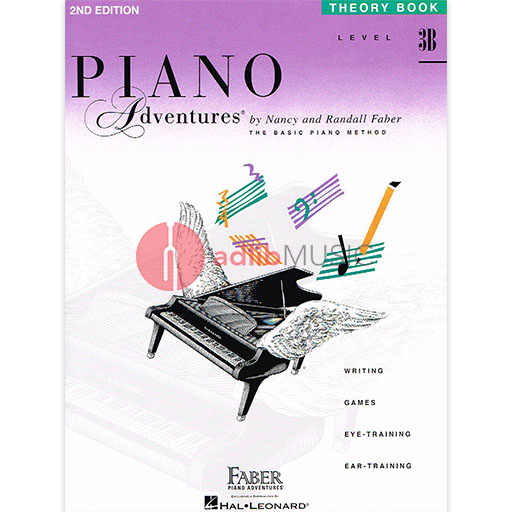 Piano Adventures Level 3B Theory Book - Piano by Faber/Faber Hal Leonard 420221