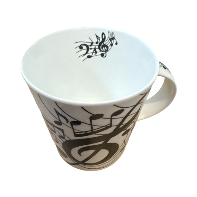 Dunoon Fine Bone China Mug Ebony