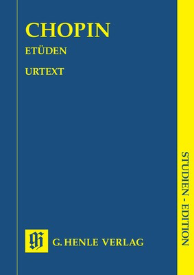 Etudes Complete - Study Score - Frederic Chopin - Piano G. Henle Verlag Study Score Score