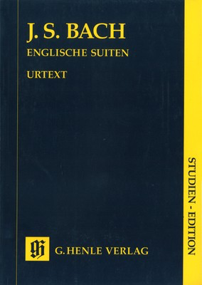 English Suites 6 BWV 806-811 - Study Score - Johann Sebastian Bach - Piano G. Henle Verlag Study Score Score