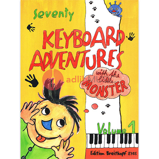 70 Keyboard Adventures with the Little Monster Volume 1 -Piano by Haas/Daxbock/Schneider/Trzeja/Weinhandl Breitkopf EB8785