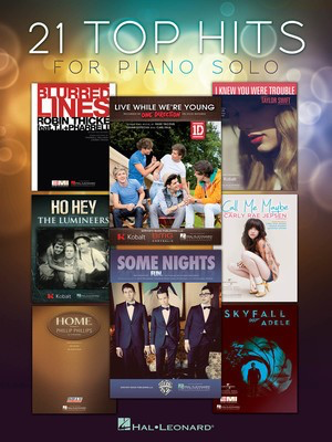 21 Top Hits for Piano Solo - P/V/G - Hal Leonard - Out Of Print