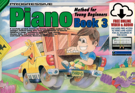 Progressive Piano Method For Young Beginners Book 3 - Piano/Audio Access Online by Scott/Turner Koala KPYP3X