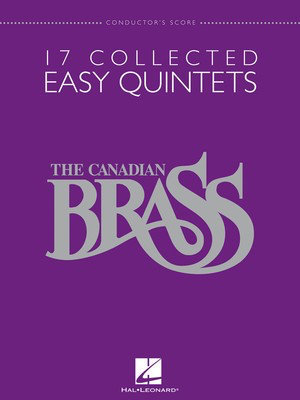 17 Collected Easy Quintets - Conductor's Score - Various - Hal Leonard Brass Quintet