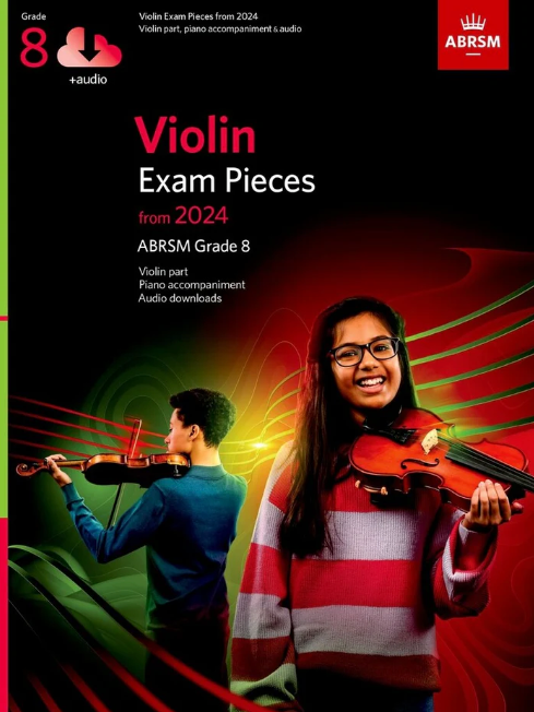 ABRSM Violin From 2024 Grade 8 Violin/Piano - ABRSM ABRSM 9781786015556