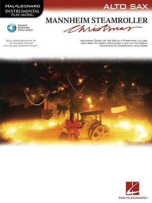 Mannheim Steamroller Christmas - Instrumental Play-Along Series Book with Online Audio for Alto Sax - Alto Saxophone Hal Leonard Sftcvr/Online Audio