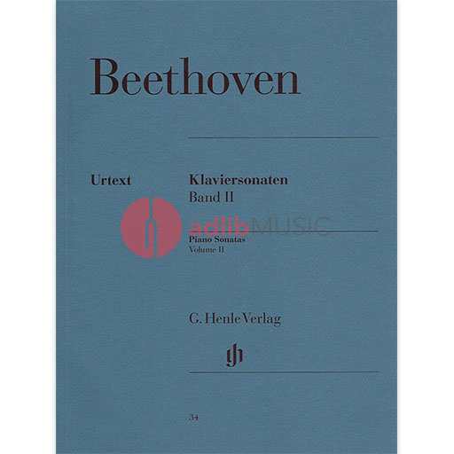 Beethoven - Piano Sonatas Volume 2 - Piano Solo Henle HN034