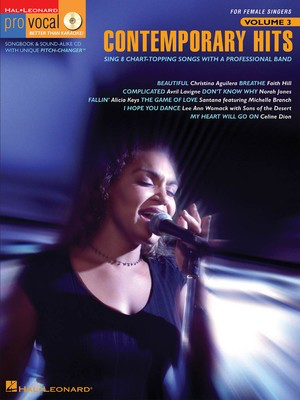 Contemporary Hits - Pro Vocal Women's Edition Volume 3 - Vocal Hal Leonard /CD