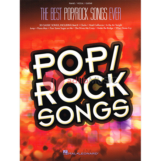 Best Pop/Rock Songs Ever - Piano/Vocal/Guitar PVG Hal Leonard HL138279