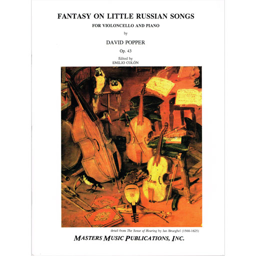 Popper - Fantasy on Little Russian Songs Op43 - Cello/Piano Accompaniment Masters Music M4026