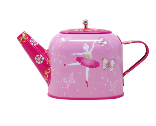 Butterfly Ballet Tin Tea Set