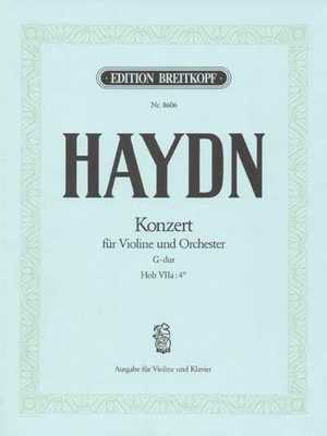 Concerto in G major Hob VIIa:4 - Joseph Haydn - Violin Breitkopf & Hartel