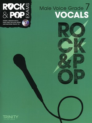 Rock & Pop Exams: Vocals Male Voice - Grade 7 - Book with CD - Vocal Trinity College London /CD