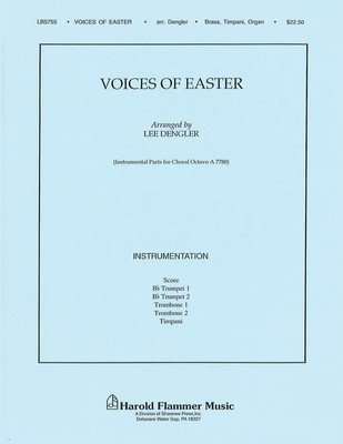 Voices of Easter - Lee Dengler - Shawnee Press Instrumental Parts