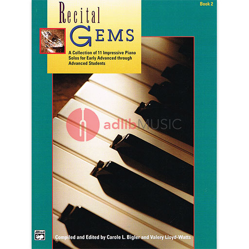 Recital Gems Book 2 - Piano Alfred 17380