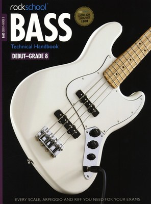 Rockschool Bass Technical Handbook 2013-2018 - Debut - Grade 8 - Bass Guitar Rock School Limited Bass TAB /CD