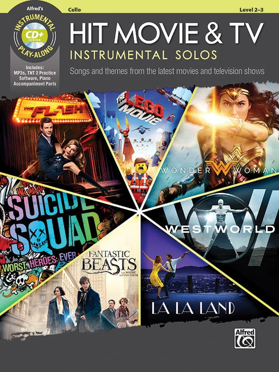 Hit Movie and TV Instrumental Solos Cello Bk/Cd