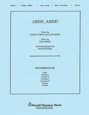 Arise! Arise! - Don Besig|Nancy Price - Shawnee Press Score/Parts