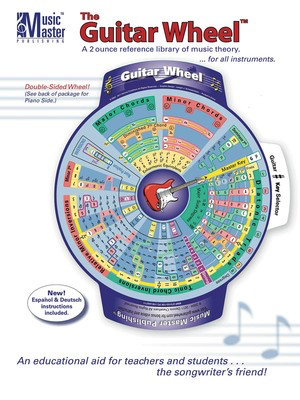 The Guitar & Music Theory Wheel - A 2-Ounce Reference Library of Music Theory for All Instruments! - Guitar Various Music Master Publishing