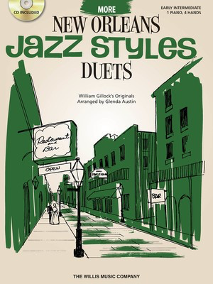 More New Orleans Jazz Styles Duets - Book/CD - Early Intermediate Level - William Gillock - Piano Willis Music