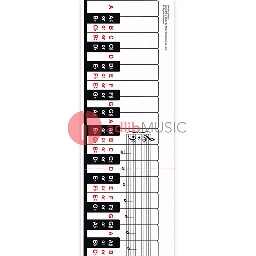 Keyboard Chart - Piano or Keyboard Chart by Palmer-Hughes Alfred 196