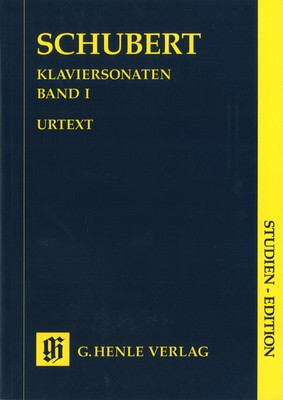 Piano Sonatas Vol. 1 - Study Score - Franz Schubert - Piano G. Henle Verlag Study Score Score