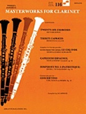 Masterworks For Clarinet Book 1 116 Worlds Favorite - Various - Flute Ashley Publications Inc.