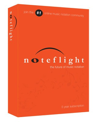 NoteflightŒ¬ - 5 Year Subscription (Retail Box) For Composers and Arrangers - Package