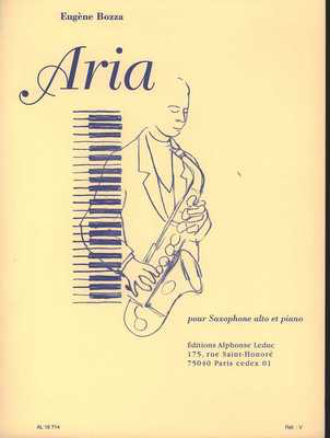 Bozza - Aria - Alto Saxophone Leduc AL19714