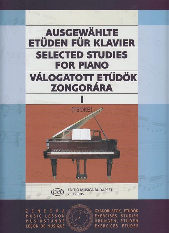 Selected Studies For Studies Volume 1 - Piano Solo arranged by Teoke EMB Z12005