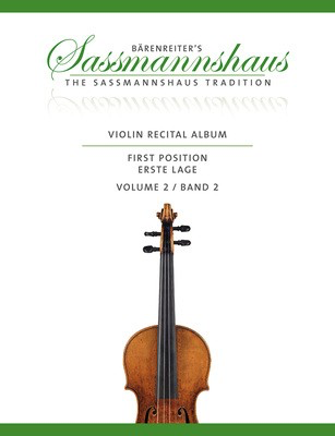 Violin Recital Album: Volume 2 - Violin/Piano Accompaniment edited by Sassmanshaus BA9669