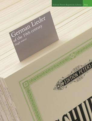 German Lieder Of The 19th Century - High Voice - Various - Classical Vocal High Voice Edition Peters Vocal Score