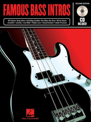 Famous Bass Intros - Bass Guitar Hal Leonard Bass TAB /CD