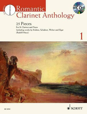 Romantic Clarinet Anthology Vol. 1 - 25 Pieces - Clarinet Schott Music /CD