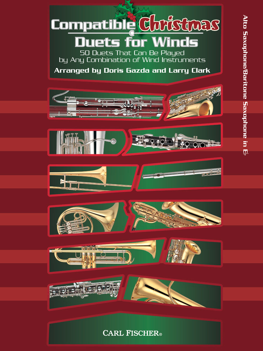 COMPATIBLE CHRISTMAS DUETS FOR WINDS - ALTO SAX - GAZDA/CLARK - Fischer