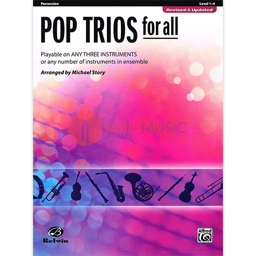 Pop Trios for All - Percussion - Various - Michael Story - Alfred Music