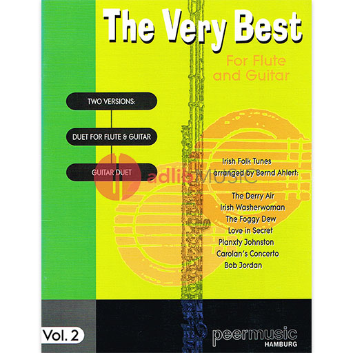 Very Best Irish Folk Tunes - Flute/Guitar Peer Hamburg PEER12115