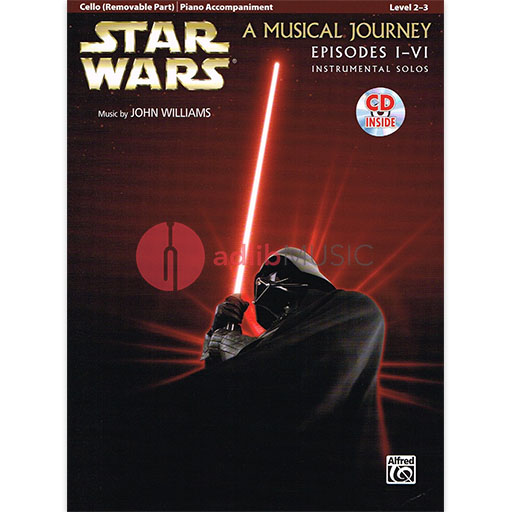 Star Wars Inst Solos 1-6 Cello Bk/CD