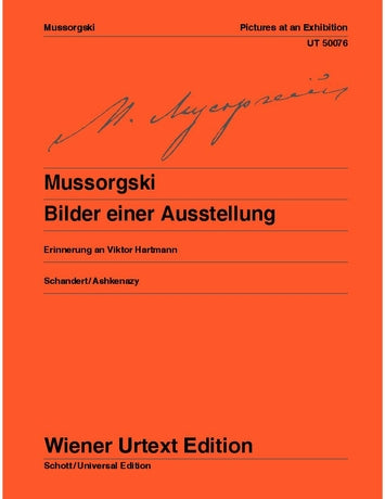 Mussorgsky - Pictures at an Exhibition - Piano Solo Wiener Urtext UT50076