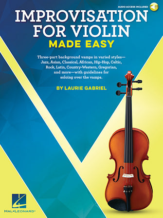 Improvisation For Violin Made Easy - Violin/Audio Access Online Hal Leonard 236557