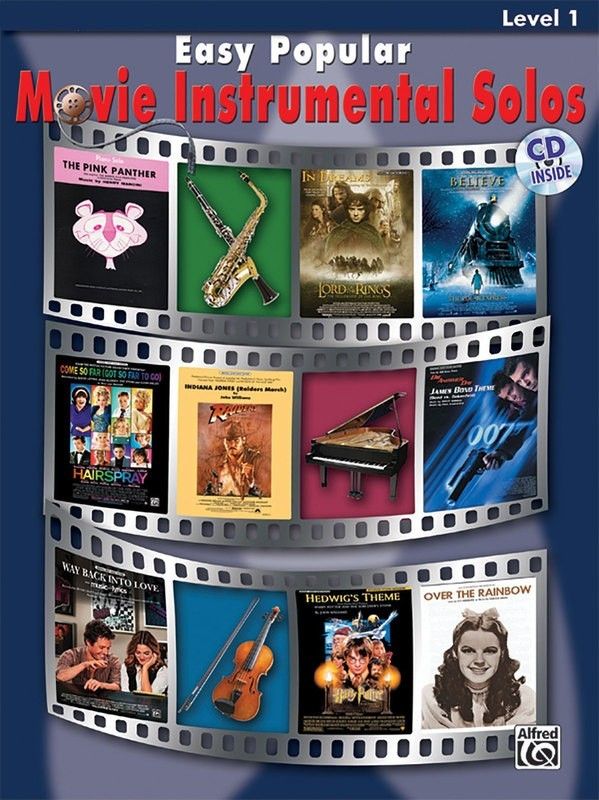 Easy Popular Movie Inst Solos -  Flute/CD Alfred Music 28141