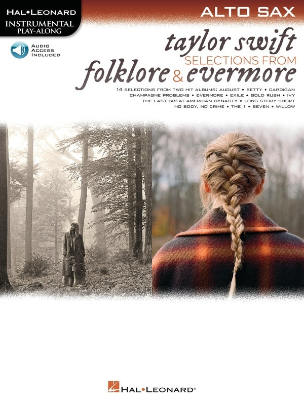 Taylor Swift - Selections from Folklore & Evermore - Alto Saxophone/Audio Access Online Hal Leonard 364062