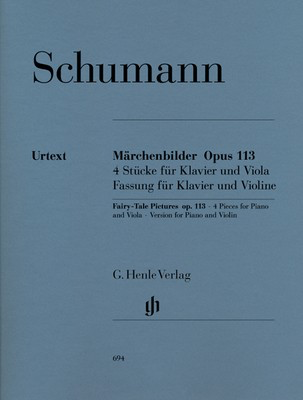 Fairy Tales Op. 113 - for Violin and Piano - Robert Schumann - Violin G. Henle Verlag