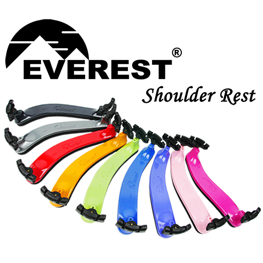 Everest Spring Collection Violin Shoulder Rest Red 4/4