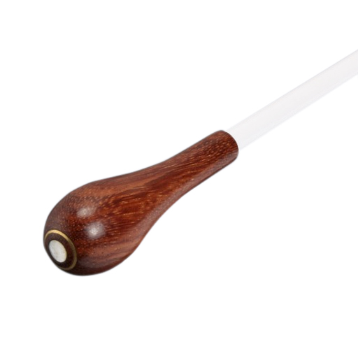 Takt White Conductors Baton with Rosewood Handle & Parisian Eye 15"