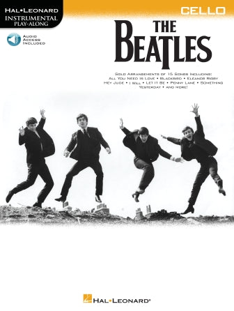 Beatles Instrumental Playalong - Cello/Audio Access Online Hal Leonard 225339