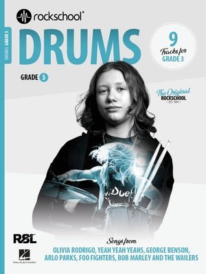 Rockschool Drums Grade 3 (2024) - Rock School Limited - RSK200250