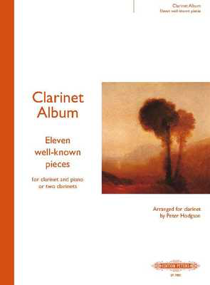 Clarinet Album Bk 1 - for two clarinets and piano or two clarinets - Various - Clarinet Edition Peters