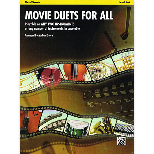 Movie Duets for All - Flute - Various - Michael Story - Alfred Music