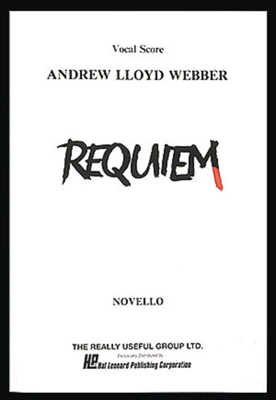 WEBBER REQUIEM VOCAL SCORE - LLOYD WEBBER - Really Useful Group